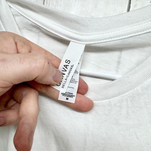 Poshfest Custom Top Unisex Medium White Graphic Short Sleeve Shirt Poshfest 2022 - Picture 4 of 6